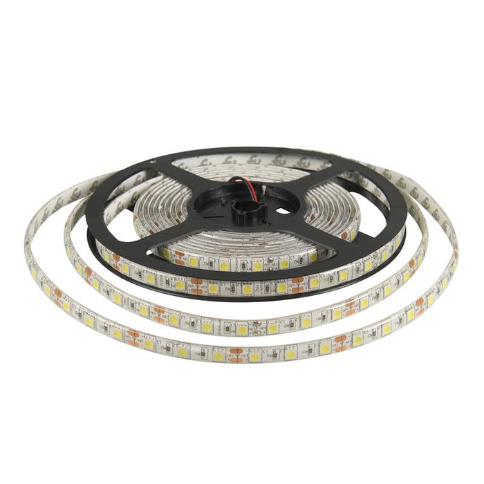 WE LED juosta atsapri vandeniui 5m | 60vnt/m| 5050| 14.4W/m| 6500K šalta balta