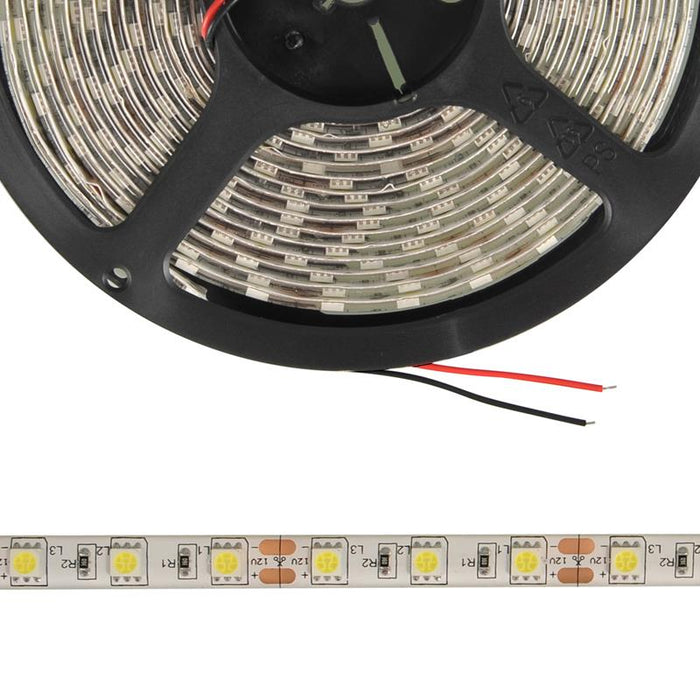 WE LED juosta atsapri vandeniui 5m | 60vnt/m| 5050| 14.4W/m| 6500K šalta balta