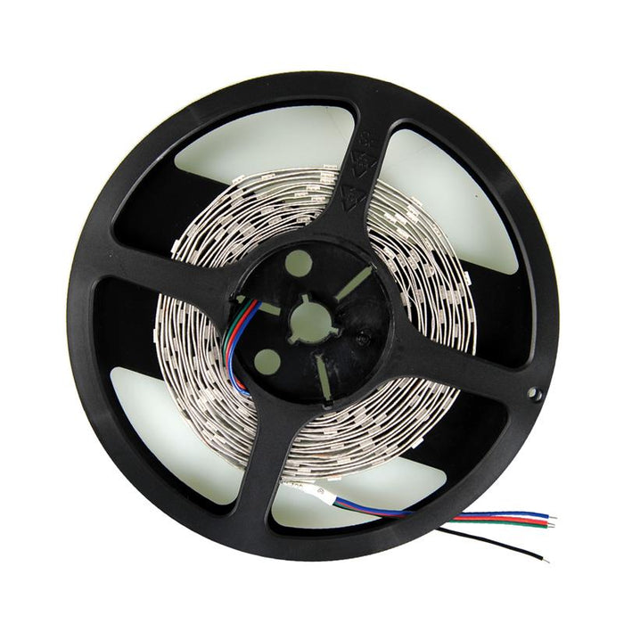 Whitenergy LED juosta 5m | 30vnt/m | 5050 | 7.2W/m | 12V DC | RGB | be jungties