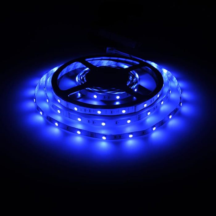 Whitenergy LED juosta 5m | 30vnt/m | 5050 | 7.2W/m | 12V DC | RGB | be jungties
