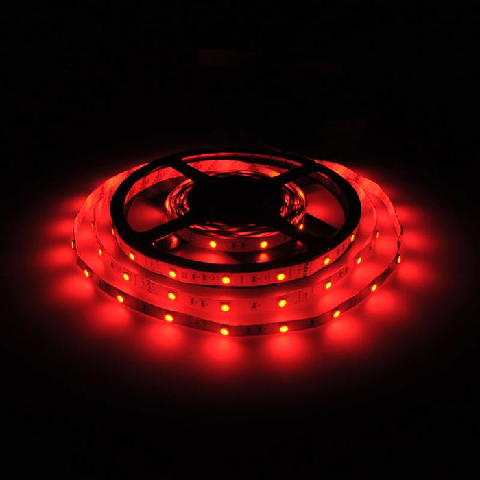 Whitenergy LED juosta 5m | 30vnt/m | 5050 | 7.2W/m | 12V DC | RGB | be jungties
