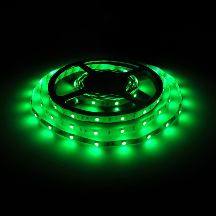 Whitenergy LED juosta 5m | 30vnt/m | 5050 | 7.2W/m | 12V DC | RGB | be jungties