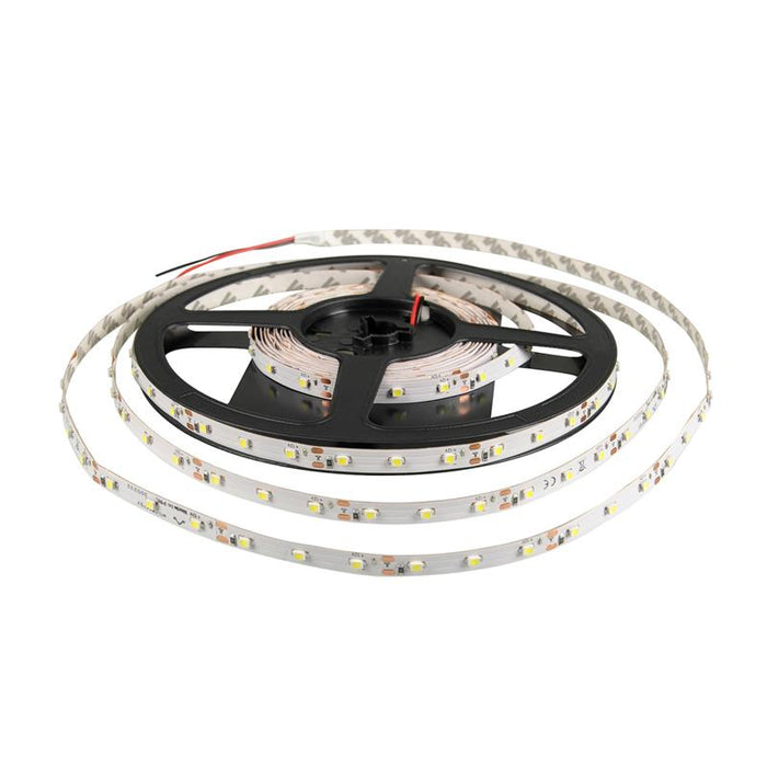 WE LED juosta 5m | 60vnt/m | 3528 | 4.8W/m | 6000K šalta balta | be jungties