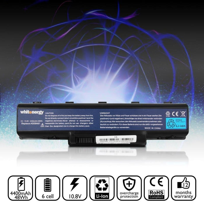 Nešiojamo kompiuterio baterija Whitenergy Acer Aspire 5732Z 11.1V 4400mAh