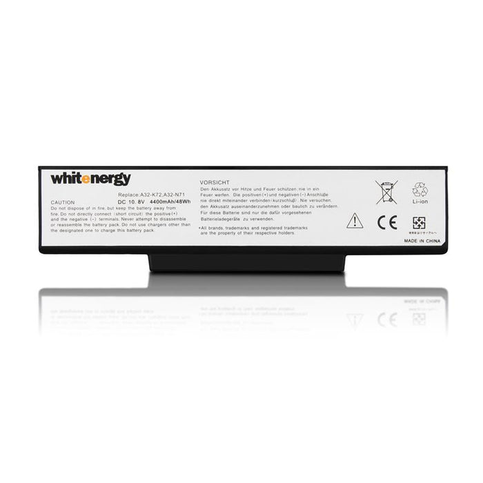 Nešiojamo kompiuterio baterija Whitenergy Asus A32-K72 11.1V 4400mAh juoda