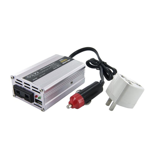 Whitenergy Inverteris AC/DC 12V (automobilis) 230V, 150W USB jugtis, mini