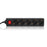 Maitinimo filtras Whitenergy 125J 5 lizdai,1,8 m, juodas, kištukas DE