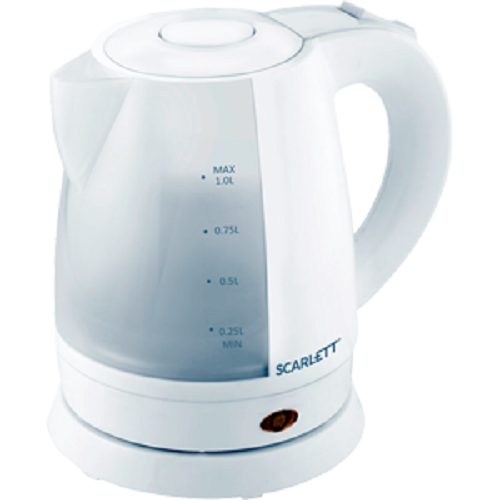 Electric kettle Scarlett SC-EK18P40 | 1L white