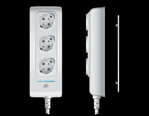 Ubiquiti mFI mPower Network Power Outlet, 3-Port