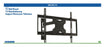 Valueline TV wall mount full motion 42 - 65''/107 - 165 cm 50 kg