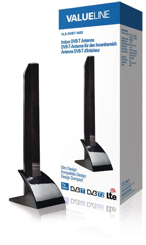 Valueline indoor DVB-T antenna slim design 15 dB