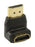 Valueline Adapteris jungiklis HDMI 90° - HDMI juodas