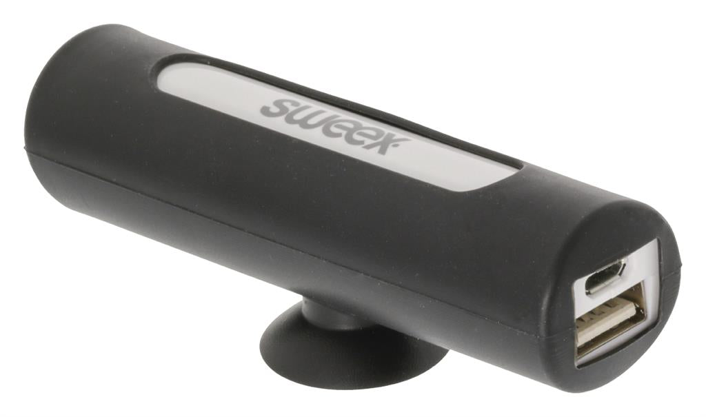 Išmaniojo telefono stovas-maitinimo blokas, 2500 mAh, juodas