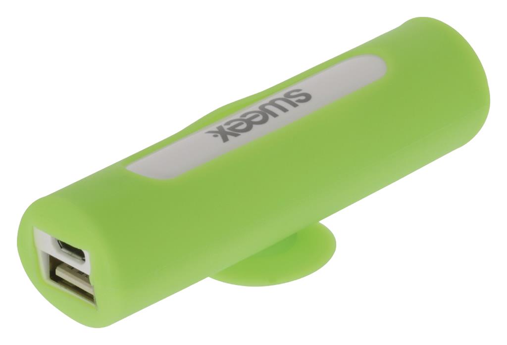Išmaniojo telefono stovas-maitinimo blokas, 2500 mAh, žalias