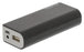 Maitinimo blokas su žibintuvėliu, 4000 mAh, juodas