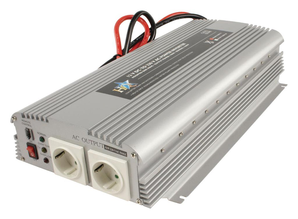 Power Inverter Modified Sine Wave 12 VDC - AC 230 V 1700 W F (CEE 7/3)