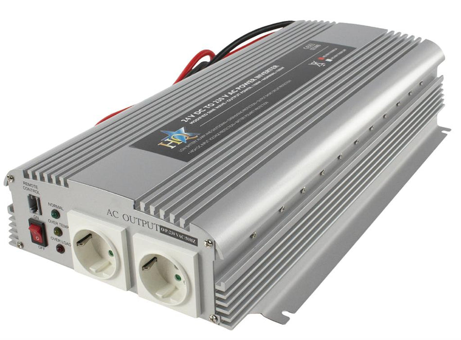 Power Inverter Modified Sine Wave 24 VDC - AC 230 V 1700 W F (CEE 7/4)
