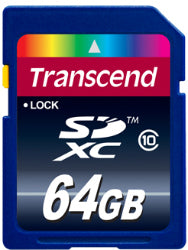 Atminties kortelė Transcend SDXC 64GB CL10
