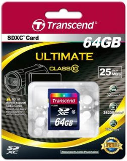 Atminties kortelė Transcend SDXC 64GB CL10