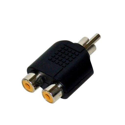 Vakoss Adapter RCA M -> 2x RCA F TC-A112K, juoda, lizdinė plokštelė