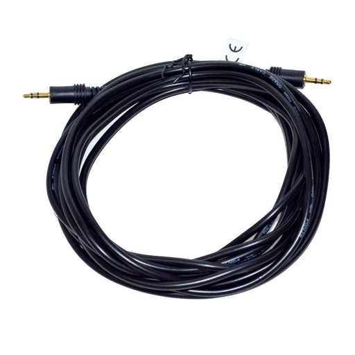 Vakoss Audio cable minijack 3,5mm M -> M  5m, juoda, lizdinė plokštelė
