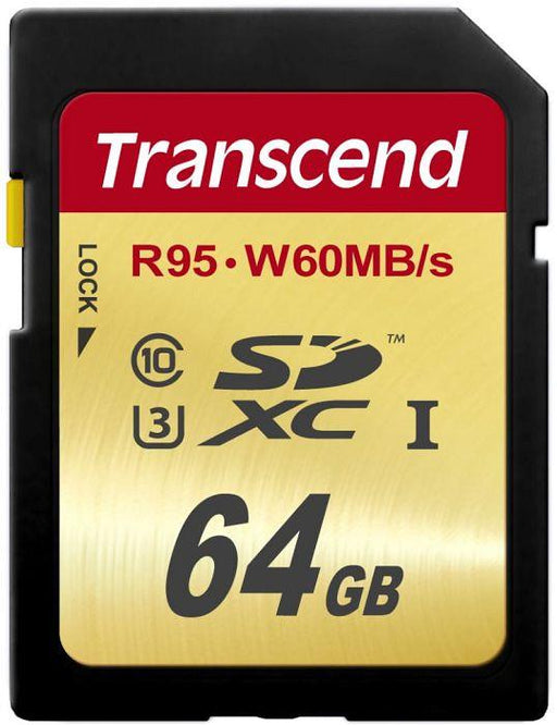 Atminties kortelė Transcend SDXC 64GB CL10 UHS1 U3, Sparta 95/60MBs