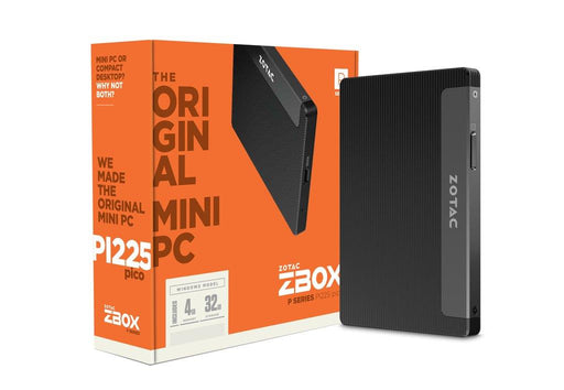ZBOX-PI225-W3B , WINDOWS 10 PRE INSTALED ,4GB DDR3 , UK+EU+US+AUS PLUG