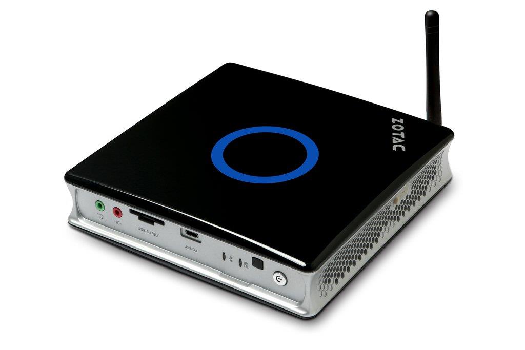 ZOTAC ZBOX MI553 ,i5-7300HQ ,2xDDR4 SODDIM ,M.2 SSD ,2.5'' SATA3 ,EU+UK PLUG