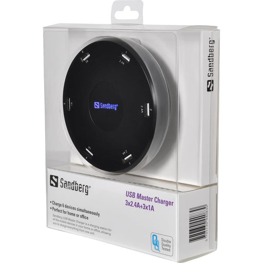 Įkrovimo įrenginys Sandberg USB Master Charger 3x2.4A+3x1A