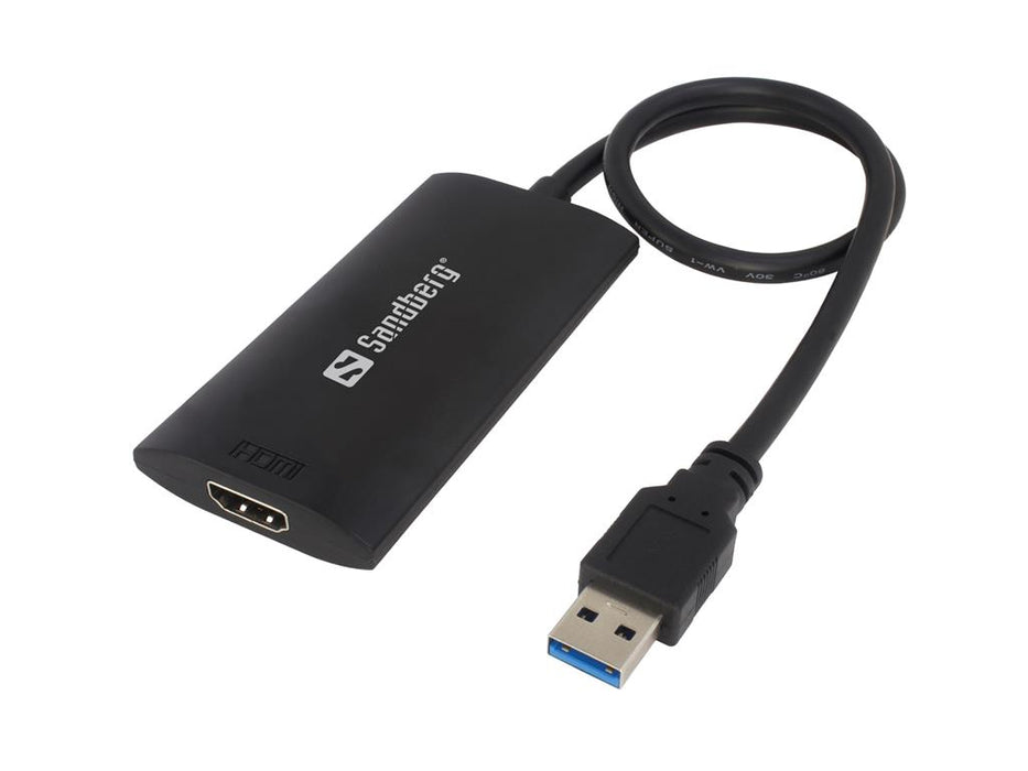 Sandberg adapteris USB 3.0 / HDMI Link, Connect an extra monitor