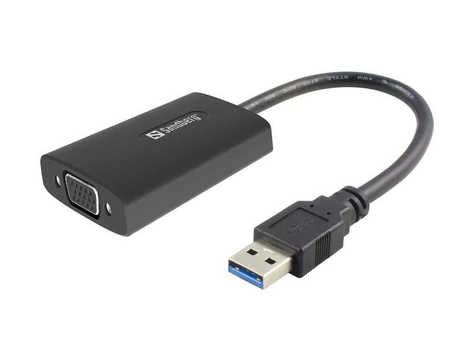 Sandberg USB 3.0 to VGA Link, Connect an extra monitor