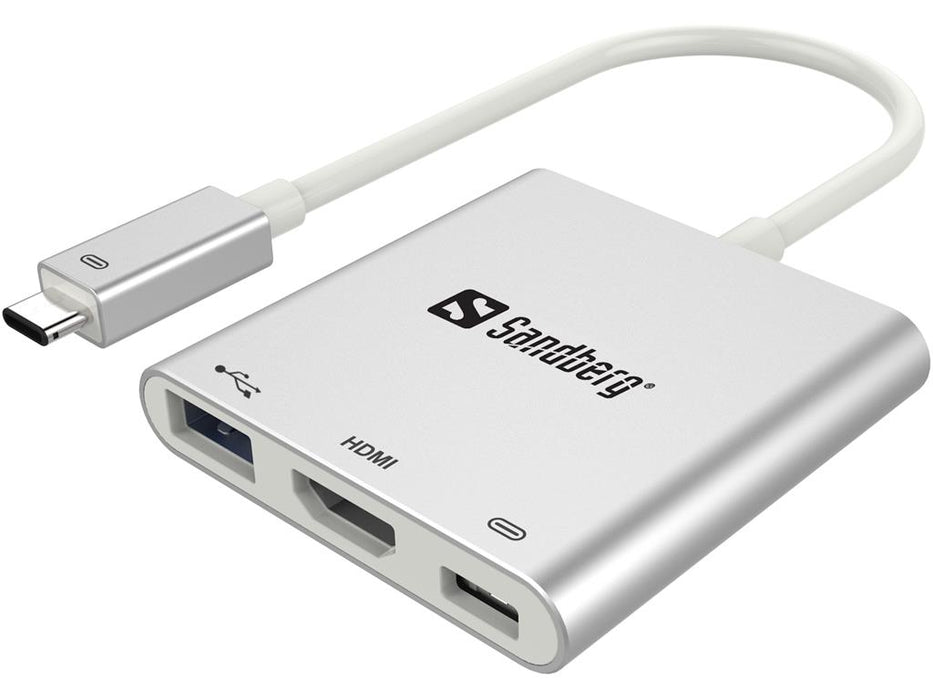Sandberg jungčių replikatorius USB-C Mini Dock HDMI+USB