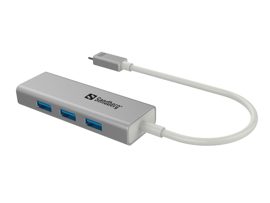 Sandberg konverteris USB-C to 3 x USB 3.0