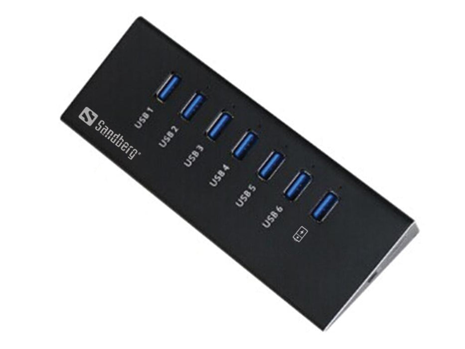 Sandberg šakotuvas USB 3.0 Hub 6+1 jungtys