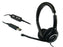 Sandberg ausinės su mikrofonu Plug'n Talk Headset Black