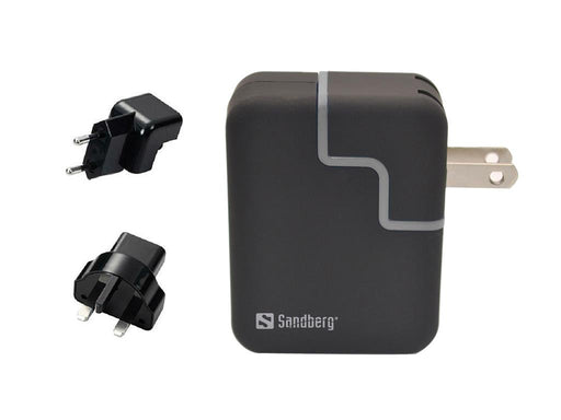 Pakrovėjas Sandberg AC 2xUSB4.8A Excellen EU+UK+US