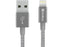 USB kabelis Sandberg Lightning 1m, pilkas