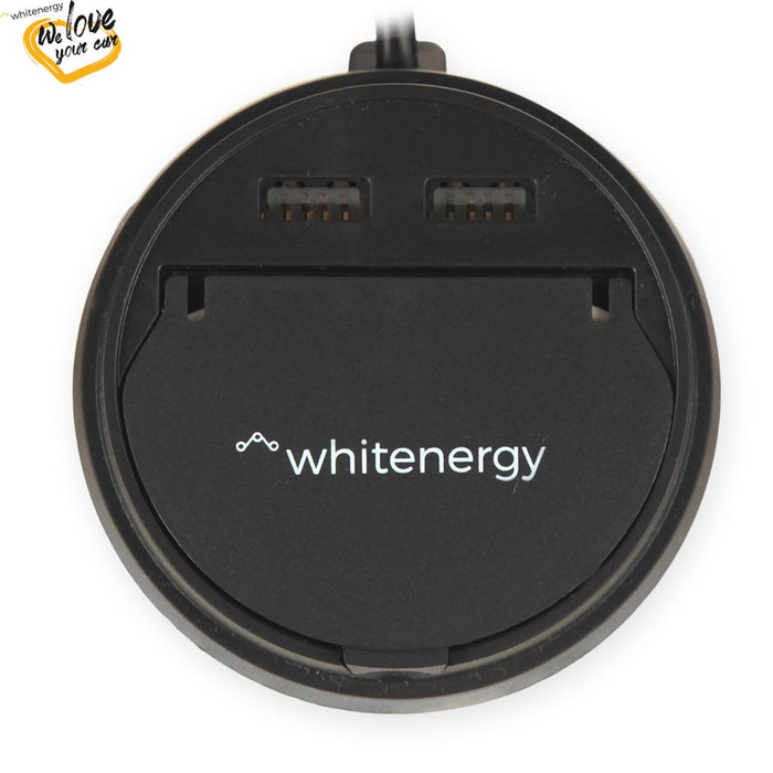 Whitenergy Universalus automobilinis įkroviklis 12-24V, išv. 2xUSB 5V/3.1A
