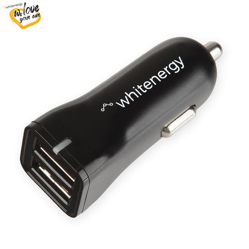 Whitenergy Universalus automobilinis įkroviklis 12-24V, išv. 2xUSB 5V/2.4A