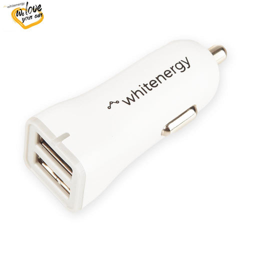 Whitenergy Universalus automobilinis įkroviklis 12-24V, išv. 2xUSB 5V/2.4A