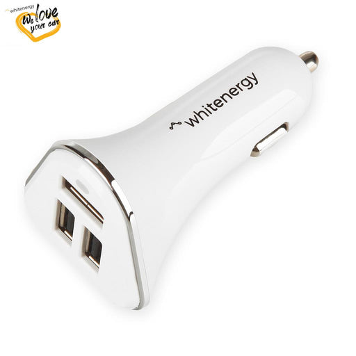 Whitenergy Universalus automobilinis įkroviklis 12-24V, išv. USBx3 5V/5.2A
