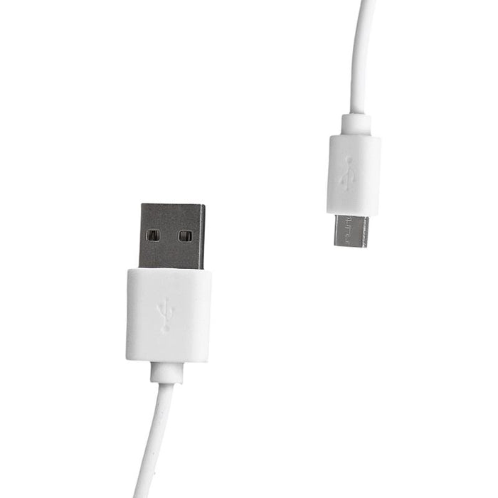 Whitenerg Kabelis USB 2.0 MICRO, AM / B MICRO perkėlimo/įkrovimo 100cm baltas
