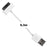 Whitenergy iPhone 4 Kabelis USB 2.0 perkėlimo/įkrovimo 30cm baltas