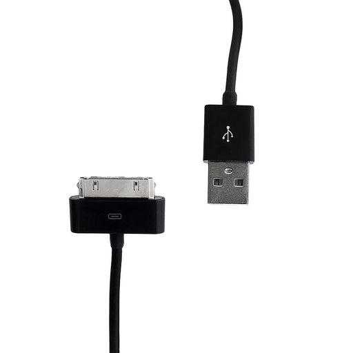 Whitenergy iPhone 4 Kabelis USB 2.0 perkėlimo/įkrovimo 200cm juodas