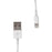 Whitenergy iPhone 5 Kabelis USB 2.0 perkėlimo/įkrovimo 30cm baltas