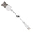 Whitenergy iPhone 5 Kabelis USB 2.0 perkėlimo/įkrovimo 100cm baltas