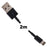 Whitenergy iPhone 5 Kabelis USB 2.0 perkėlimo/įkrovimo 200cm juodas