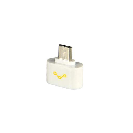 Whitenergy Adapteris OTG Micro USB 2.0 [M]|USB 2.0 [F], baltas