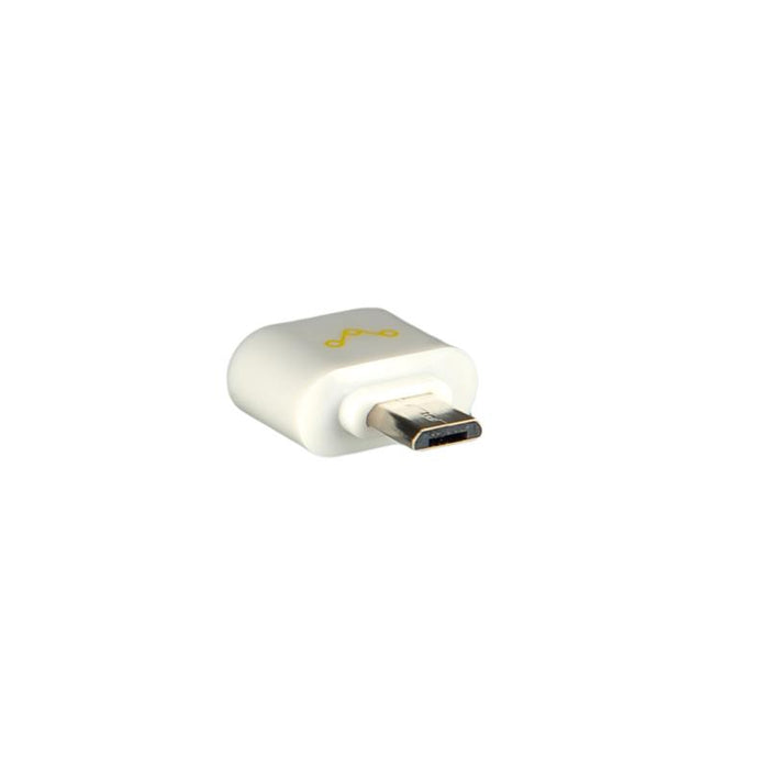 Whitenergy Adapteris OTG Micro USB 2.0 [M]|USB 2.0 [F], baltas
