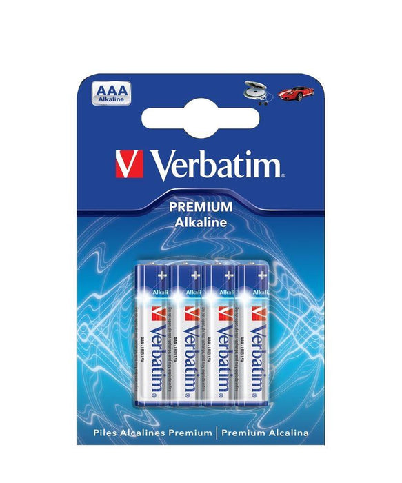 Verbatim ALKALINE BATTERY AAA 4PACK